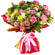 Bouquet of roses, orchids and chrysanthemums